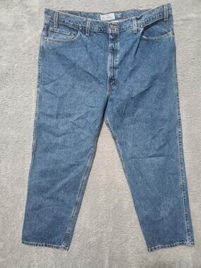 NWT Levi Strauss Signature Relaxed Fit 540 Mens Blue Jeans 44x30